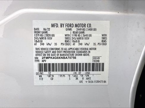 Certified 2022 Ford Edge SE w/ Cargo Accessory Package AWD/4WD image 35