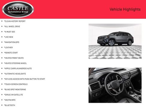 Used 2023 Volkswagen Atlas SE AWD/4WD image 3