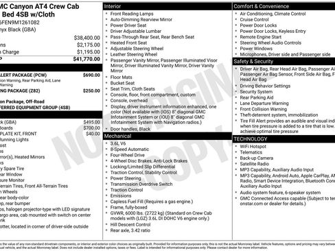 Used 2021 GMC Canyon AT4 w/ Driver Alert Package AWD/4WD image 25