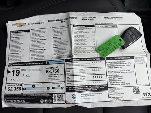 Used 2023 Chevrolet Silverado 1500 W/T image 34