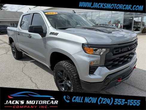 Used 2024 Chevrolet Silverado 1500 Custom Trail Boss w/ LPO, Dark Essentials Package AWD/4WD image 1