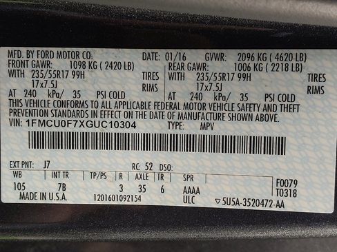 Used 2016 Ford Escape S image 33