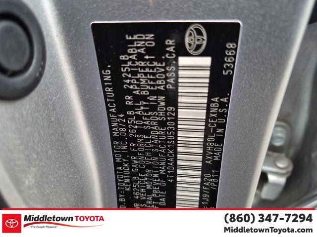 Certified 2025 Toyota Camry LE FWD image 39