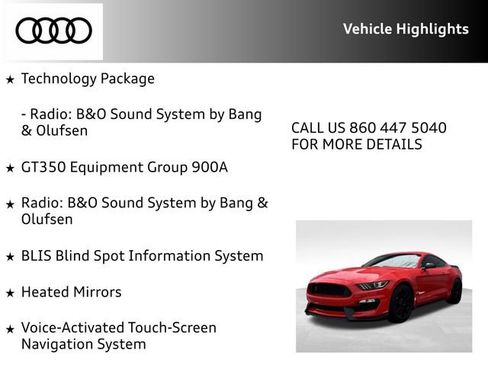 Used 2020 Ford Mustang Shelby GT350 w/ Technology Package RWD image 14