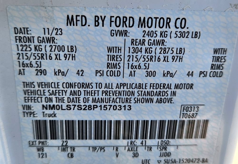 Used 2023 Ford Transit Connect XL FWD image 16