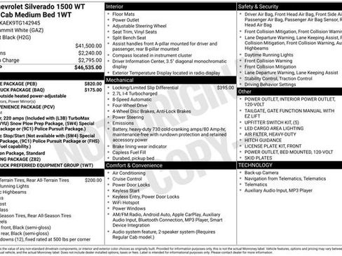 New 2026 Chevrolet Silverado 1500 W/T w/ WT Value Package AWD/4WD image 2
