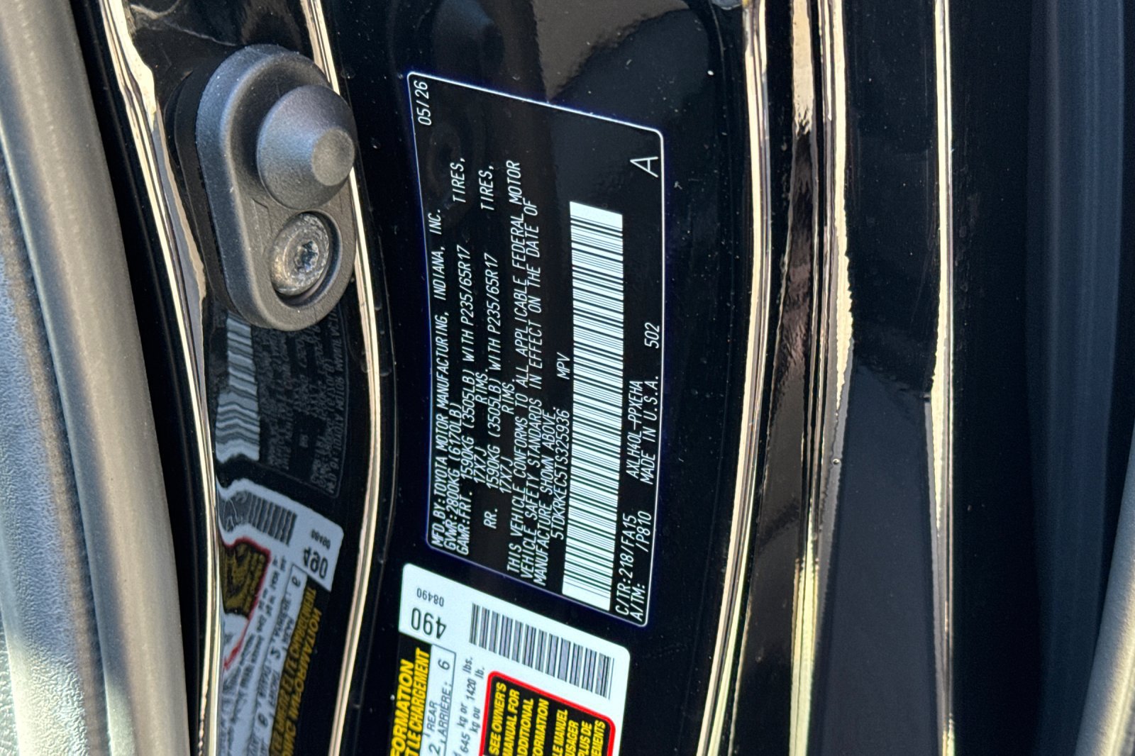 Certified 2026 Toyota Sienna LE FWD image 38