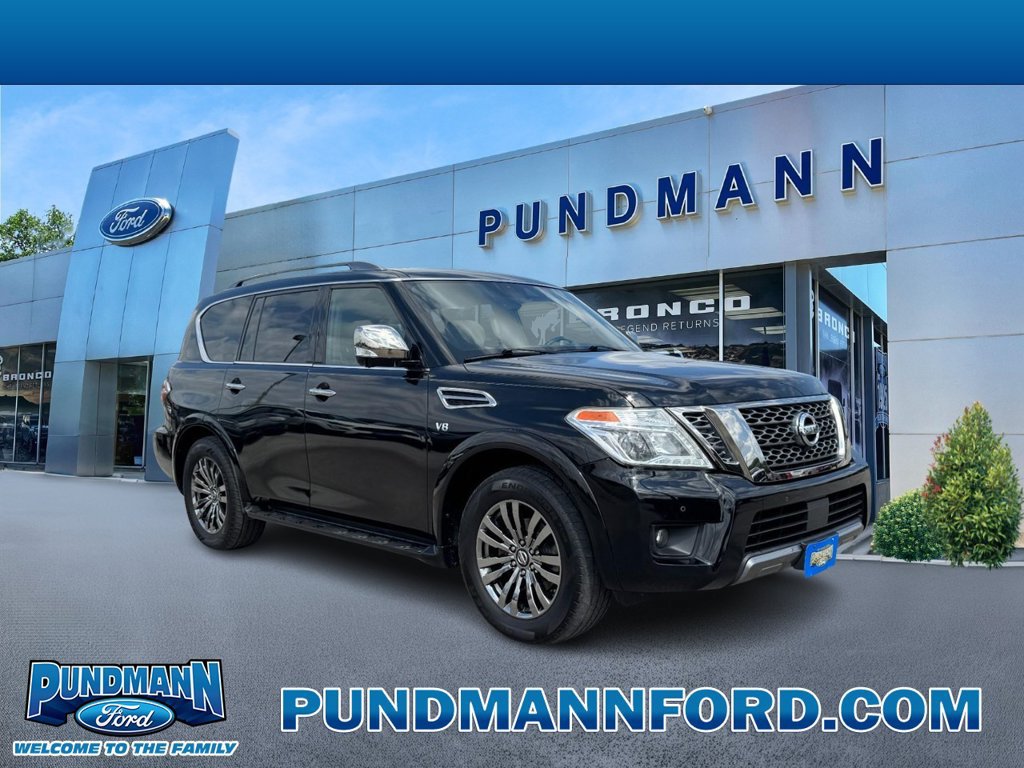 Used 2019 Nissan Armada Platinum w/ Captain's Chairs Package AWD/4WD image 1