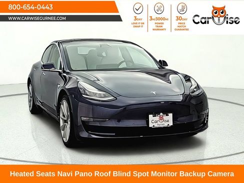Used 2020 Tesla Model 3 Long Range AWD/4WD image 1