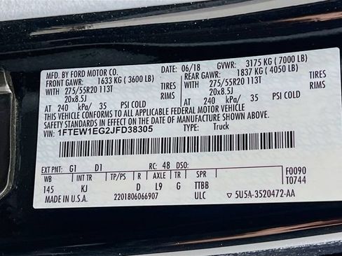 Used 2018 Ford F150 King Ranch w/ Equipment Group 601A Luxury AWD/4WD image 31