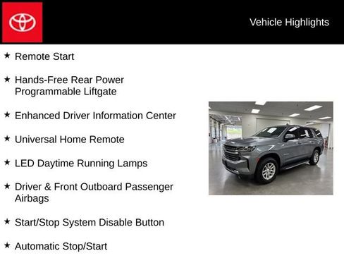 Used 2022 Chevrolet Tahoe LT w/ Luxury Package AWD/4WD image 30