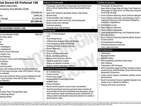 Used 2023 Buick Encore GX Preferred FWD image 5
