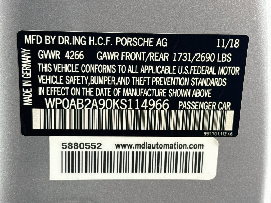 Certified 2019 Porsche 911 Carrera GTS RWD image 33