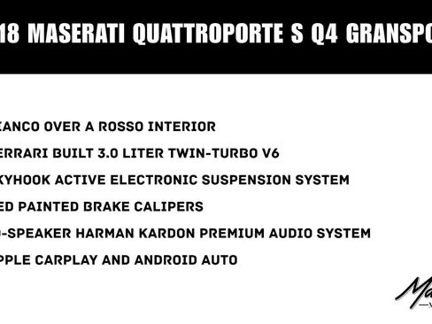 Used 2018 Maserati Quattroporte S GranSport Q4 AWD/4WD image 60