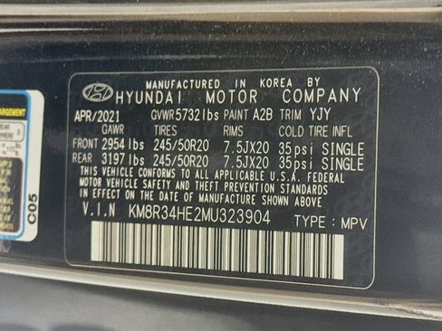 Used 2021 Hyundai Palisade SEL w/ Convenience Package FWD image 35