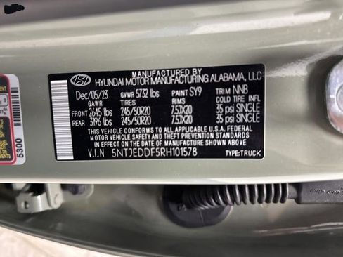 Used 2024 Hyundai Santa Cruz Limited image 39