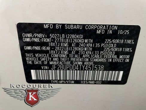 Used 2026 Subaru Outback Limited AWD/4WD image 26