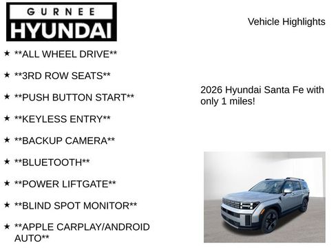 New 2026 Hyundai Santa Fe SEL image 8