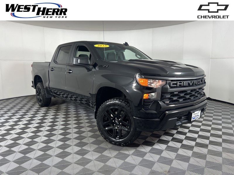 Certified 2023 Chevrolet Silverado 1500 Custom Trail Boss w/ Midnight Edition image 1