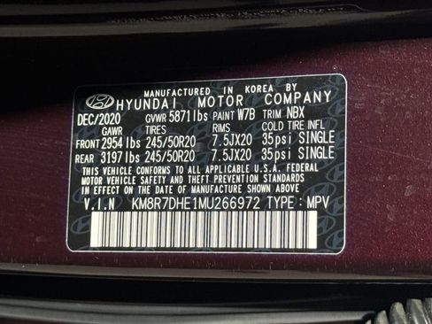 Used 2021 Hyundai Palisade Calligraphy w/ Cargo Package image 30