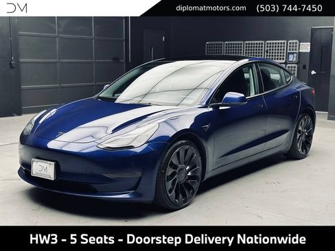 Used 2023 Tesla Model 3 Performance AWD/4WD image 1