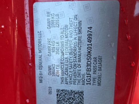 Used 2019 Chevrolet Camaro LT image 28