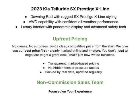 Used 2023 Kia Telluride SX Prestige X-Line AWD/4WD image 3