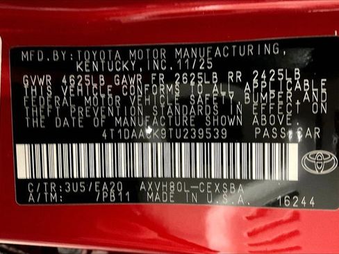 New 2026 Toyota Camry SE image 13