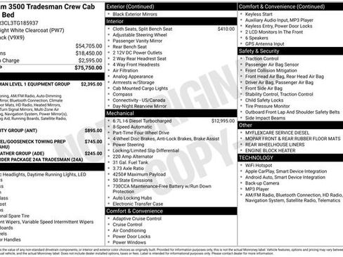 New 2026 RAM 3500 Tradesman AWD/4WD image 28