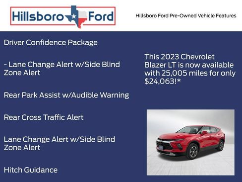 Used 2023 Chevrolet Blazer LT w/ Driver Confidence Package FWD image 6