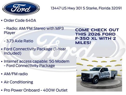 New 2026 Ford F350 XL AWD/4WD image 15
