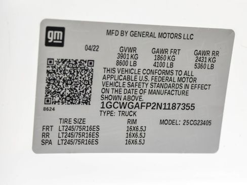 Used 2022 Chevrolet Express 2500 Work Van w/ Driver Convenience Package image 40