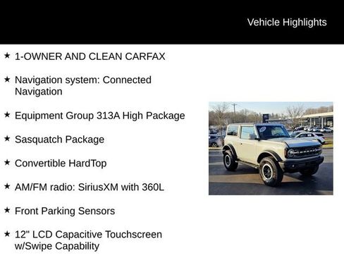 Used 2023 Ford Bronco Outer Banks w/ Sasquatch Package image 5