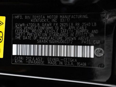 Used 2017 Lexus ES 350 image 54