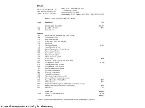 Certified 2025 Mercedes-Benz GLE 350 4MATIC image 26