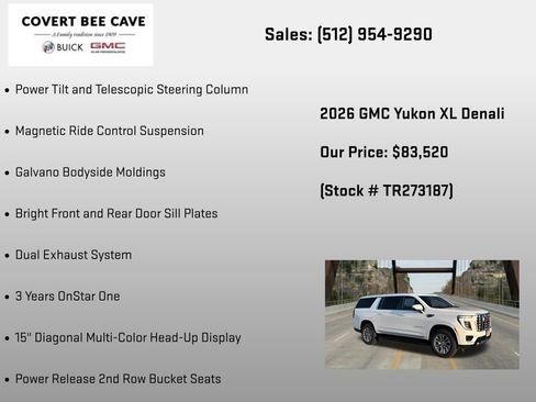 New 2026 GMC Yukon XL Denali RWD image 18