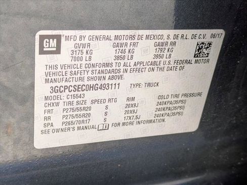 Used 2017 Chevrolet Silverado 1500 LTZ w/ Sport Package image 24