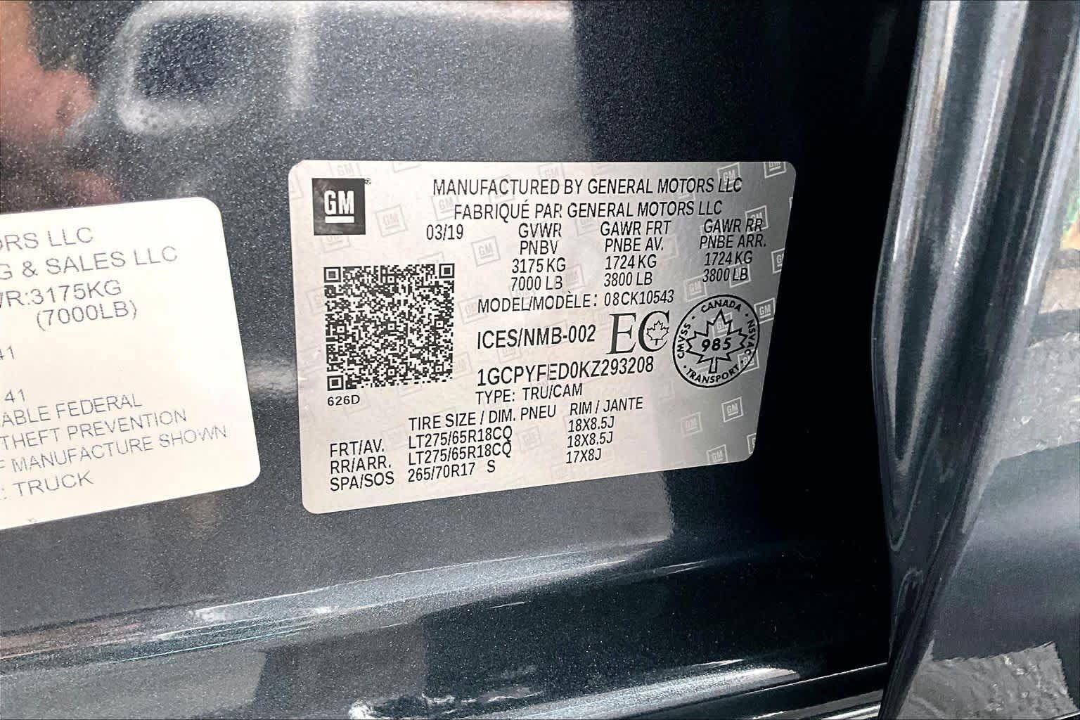 Used 2019 Chevrolet Silverado 1500 LT Trail Boss AWD/4WD image 36