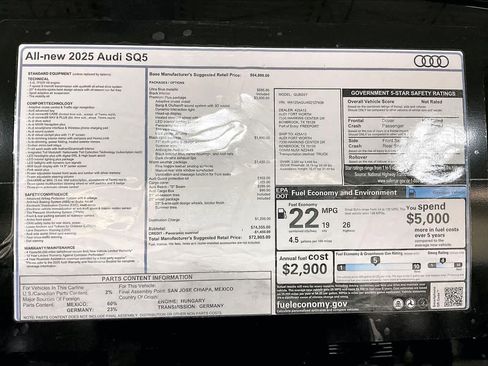 New 2025 Audi SQ5 Premium Plus image 18