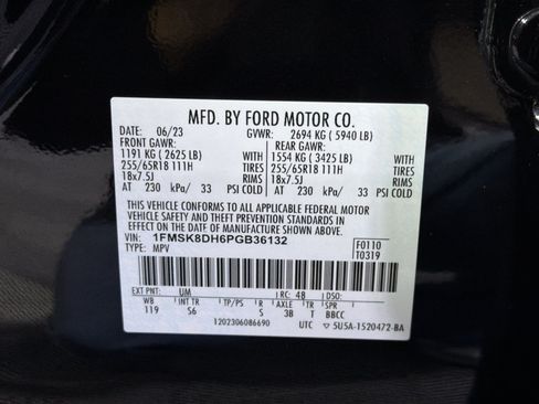 Used 2023 Ford Explorer XLT w/ Equipment Group 202A AWD/4WD image 40