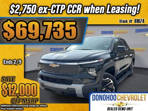 New 2026 Chevrolet Silverado EV LT w/ Premium Package image 1