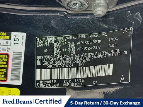 Used 2017 Toyota Sienna Limited Premium image 35