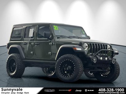 Certified 2021 Jeep Wrangler Unlimited Sport w/ Sun And Sound Package
