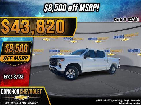New 2026 Chevrolet Silverado 1500 W/T w/ WT Value Package image 1