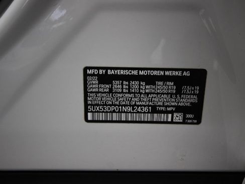 Used 2022 BMW X3 xDrive30i w/ Premium Package 2 image 24