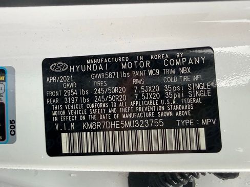 Used 2021 Hyundai Palisade Calligraphy AWD/4WD image 32