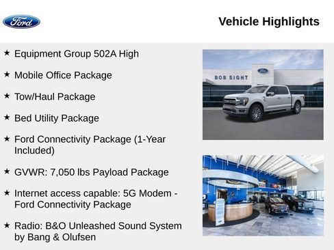 New 2026 Ford F150 Lariat w/ Equipment Group 502A High AWD/4WD image 2