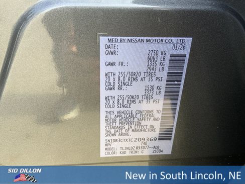 New 2026 Nissan Pathfinder SL w/ SL Premium Package image 12