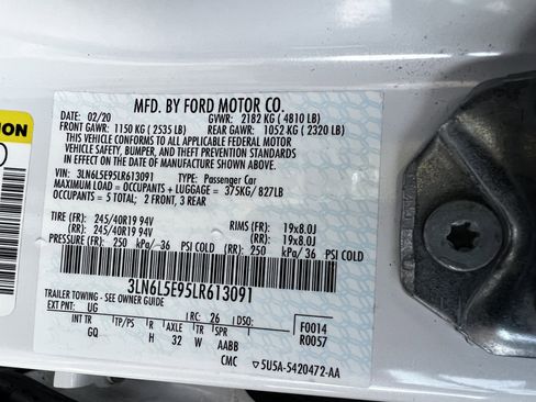 Used 2020 Lincoln MKZ Reserve w/ Luxury Package image 52