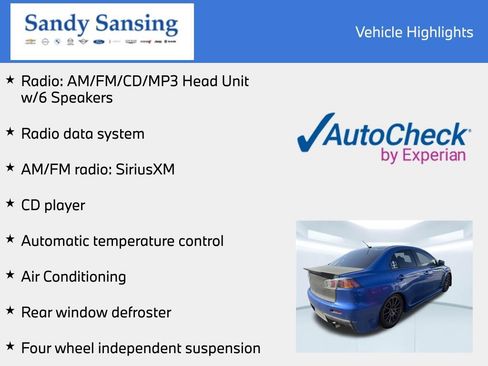 Used 2015 Mitsubishi Lancer Evolution Final Edition AWD/4WD image 7